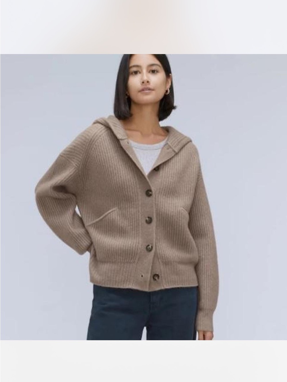 🌟 Everlane Cozy-Stretch Hooded Cardigan 🌟